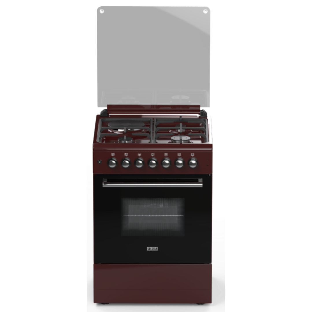 SOLSTAR SO-631DKEBKBSS-60CM, 3+1HP,Electric Oven, Black